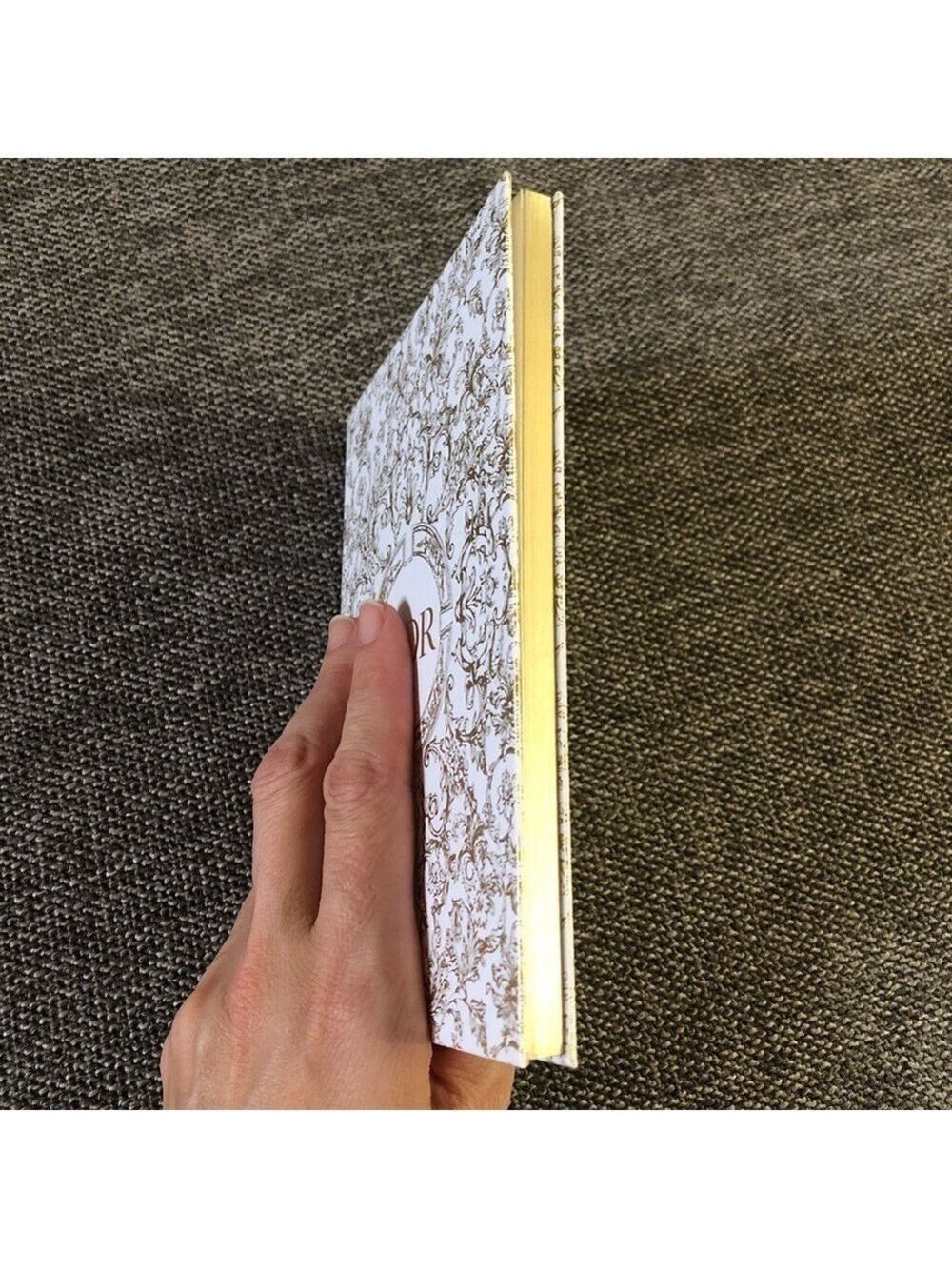 CHRISTIAN Dior Premium Notebook Christmas Holiday 2023 White Golden Authentic - Picture 8 of 16